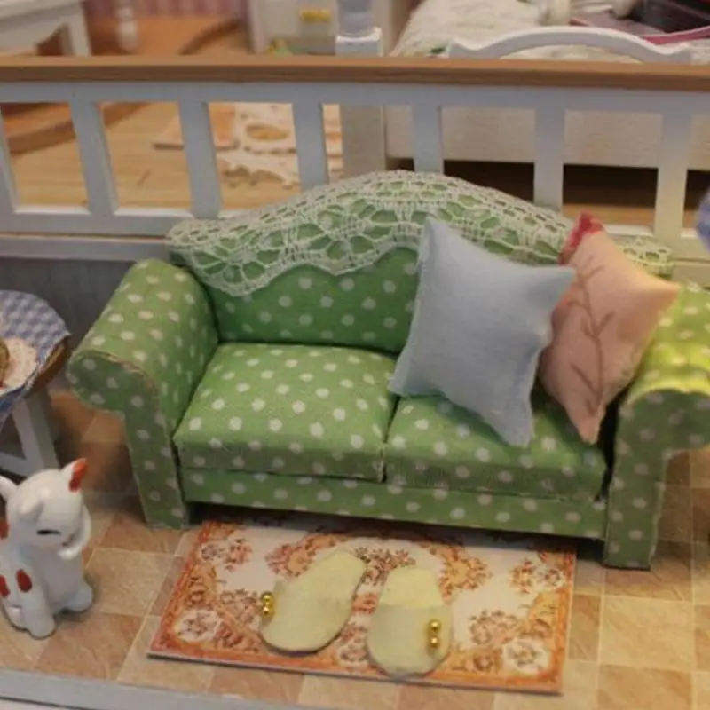3D Деревянный Кукольный дом набор мебели DIY Миниатюрный пылезащитный чехол кукольный домик имитация кукольных игрушек для детей свадебный Декор подарок
