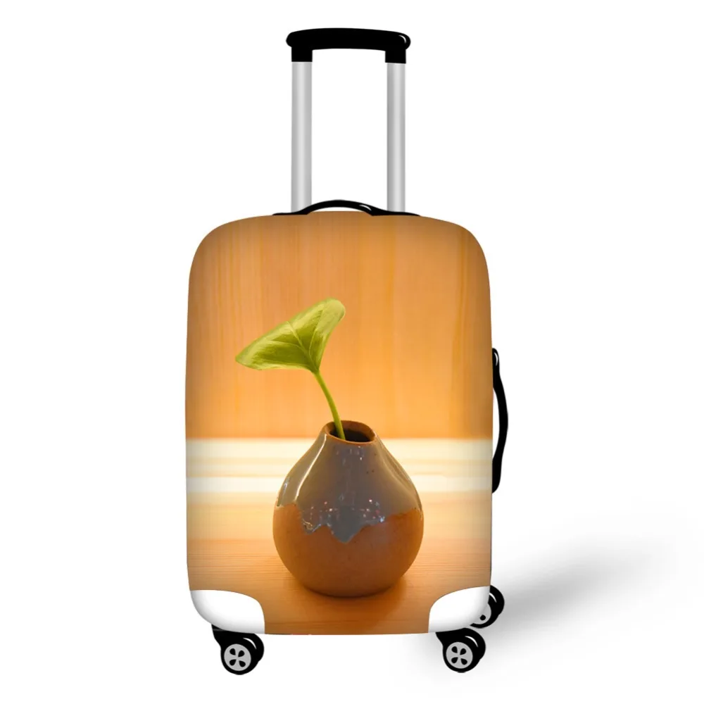 Green life germination travel accessories suitcase protective covers 18-32 inch elastic luggage dust cover case stretchable | Багаж и