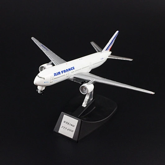 2016 B777 300 плоская модель цельнометаллический самолет твердотельной модели Air France 13