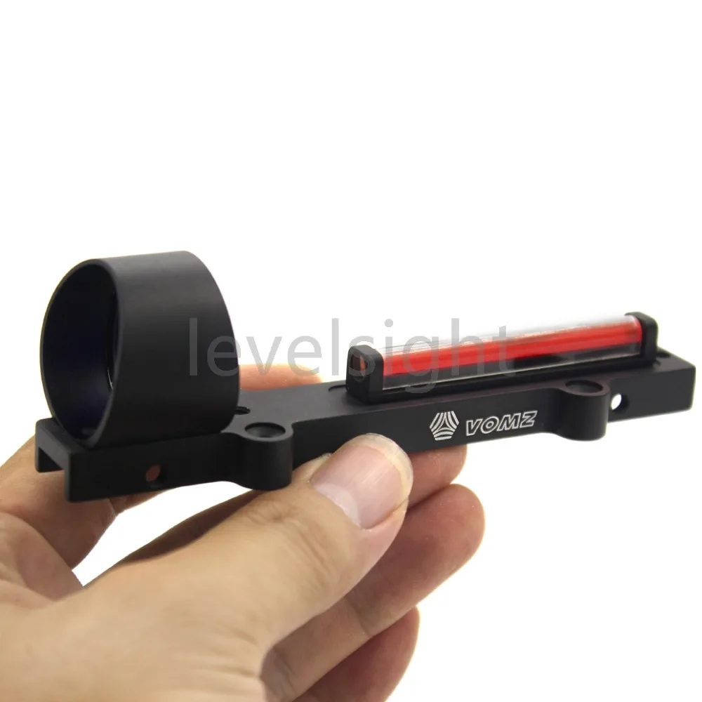 G22-RED Открытый охотничий легкий волоконный прицел 1x28 красный точечный охотничий зеленый прицел подходит для ружья ребро рельс охотничья стрельба красная точка-G22 - Цвет: G22-RED