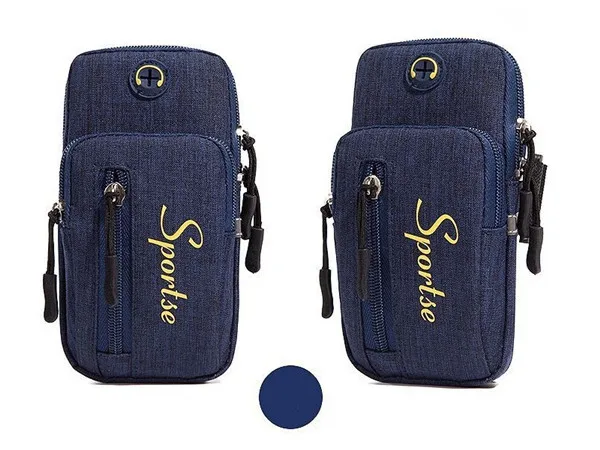 Sports Navy Blue Универсальная спортивная сумка на руку, держатель для телефона, водонепроницаемый чехол на руку для телефона, для смартфонов iPhone samsung от 4 до 6,2 дюймов - Цвет: Sports Navy Blue
