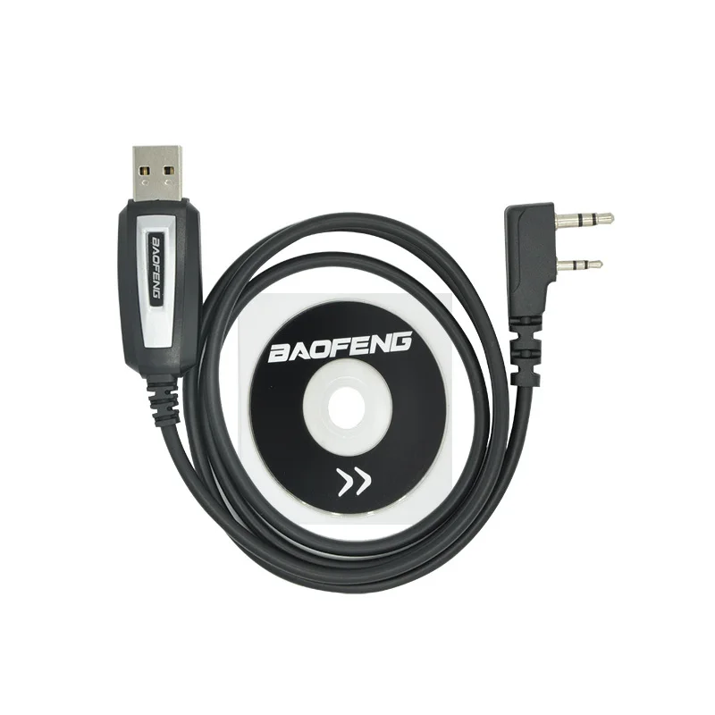 100% Оригинал Baofeng иди и болтай Walkie Talkie 50 км USB кабель для программирования 2-х