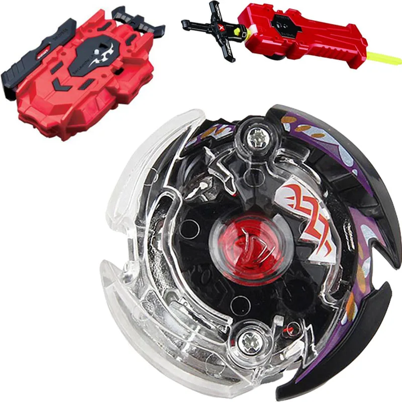 

B-X TOUPIE BURST BEYBLADE Spinning Top B-42 Booster Dark Death Scyther.F.J + LR RED Launcher and Sword Launcher