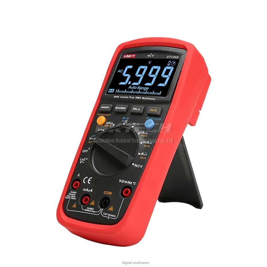 UNI T UT139C UT139B Digital Multimeter Auto Range True RMS Meter Handheld Tester 6000 Count Temperature +original box|true rms meter|true rmsuni-t