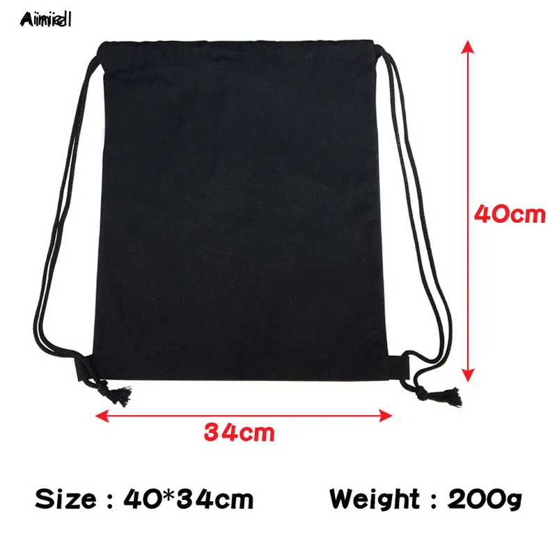 

Anime JOJO Bizarre Adventure Cosplay Costume Canvas Travel Bag Women Men Boys Simple School Backpack Drawstring Bag Backpack