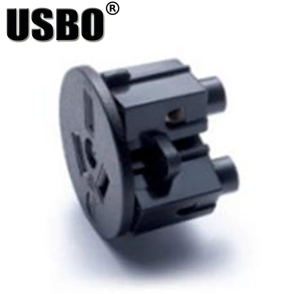 Женская Черная Встроенная промышленная розетка австралийского стандарта