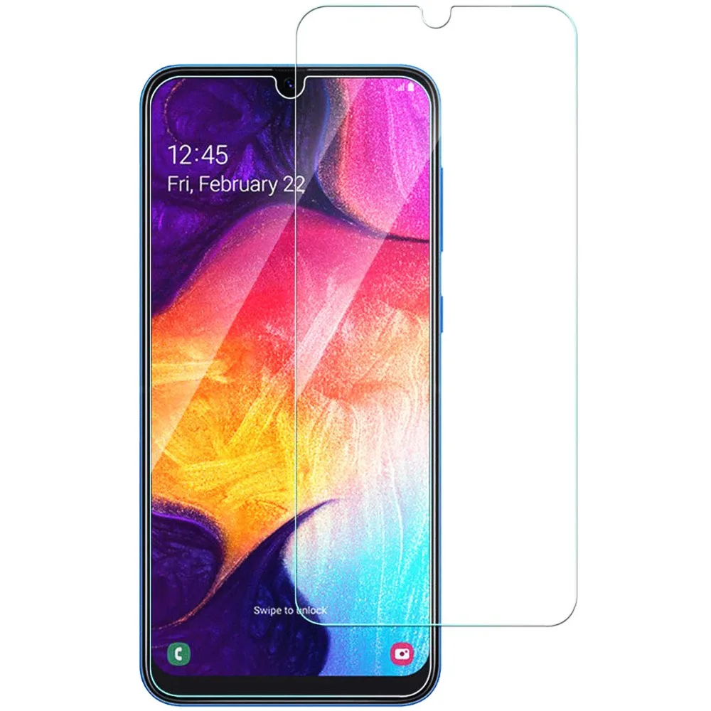 Закаленное стекло для Samsung Galaxy A50 защитный чехол телефона A 40 30 20 10 50A 40A 30A 20A 10A