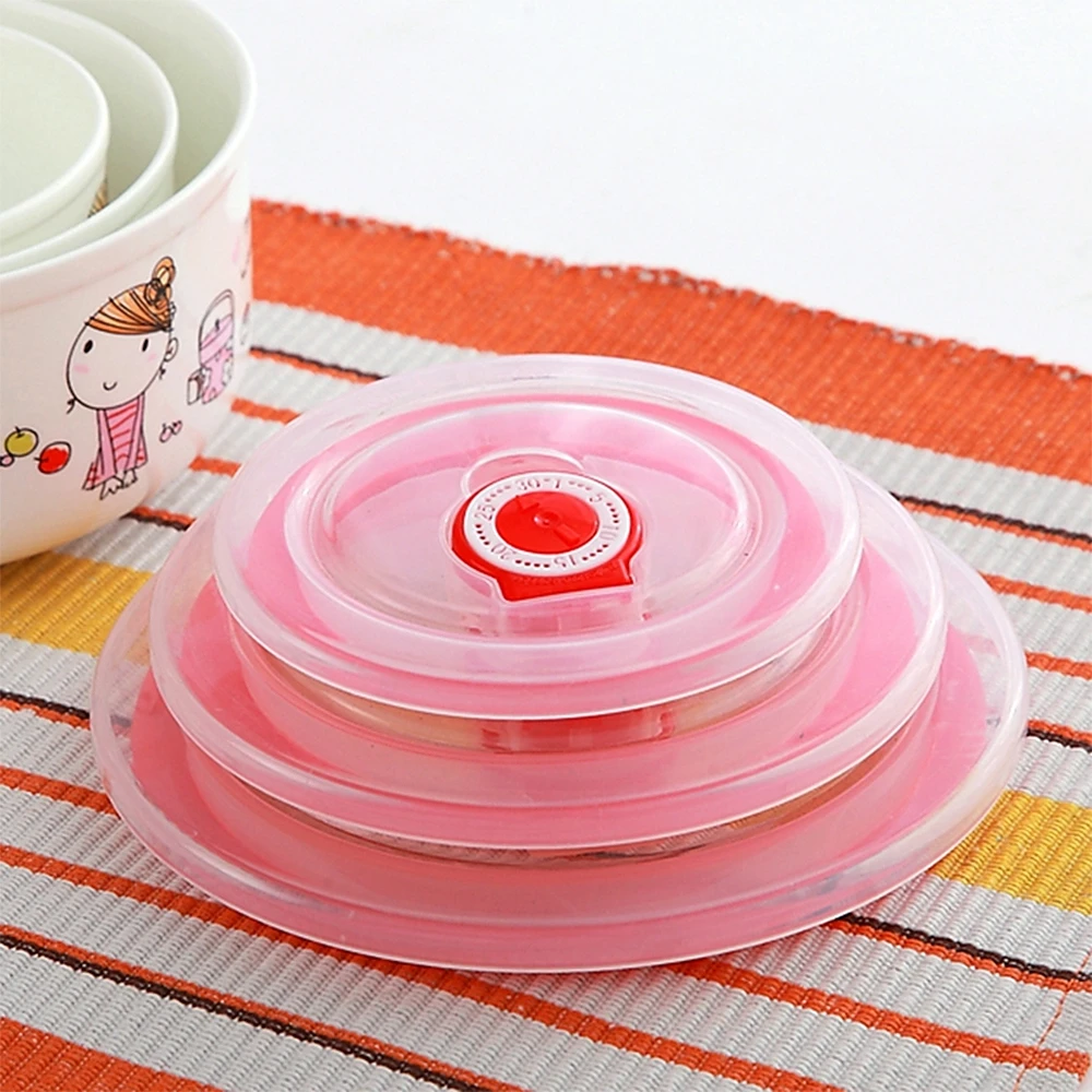 3 шт./компл. универсальная силиконовая крышка для пищевых продуктов|Крышки