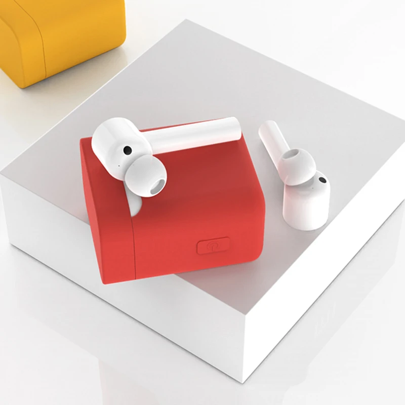 Силиконовый беспроводной чехол для наушников для Xiaomi Airdots Pro, беспроводная bluetooth-гарнитура, силиконовый чехол с защитой от падения