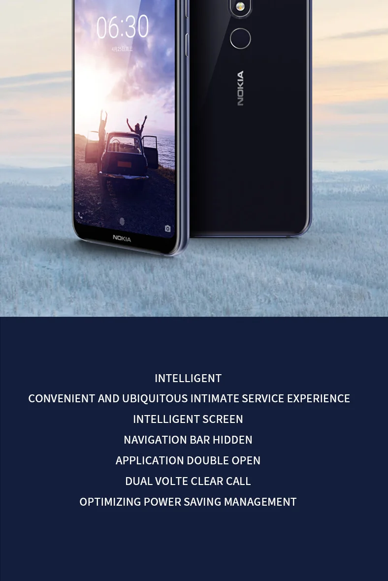 Мобильный телефон Nokia X6/6,1 plus, 6+ 64G, Восьмиядерный процессор Snapdragon 636, 5,8 дюймов, FHD, Мп+ Мп, камера, сканер отпечатков пальцев, смартфон