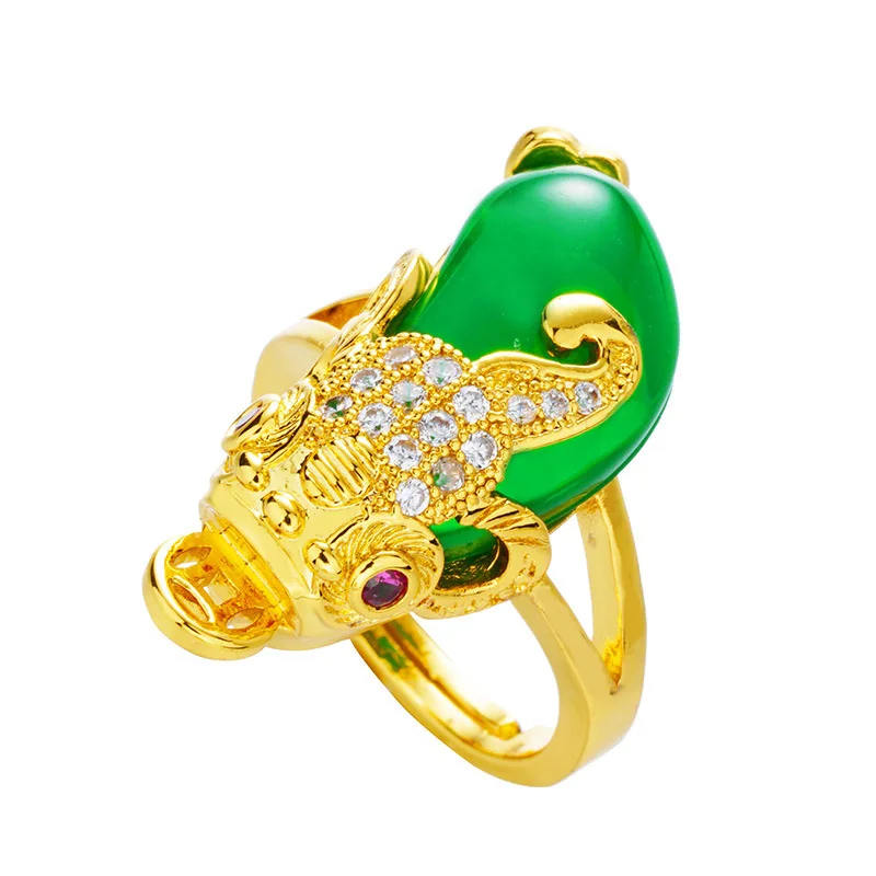 Ожерелье + кольцо браслет из 18-каратного золота с фианитом |