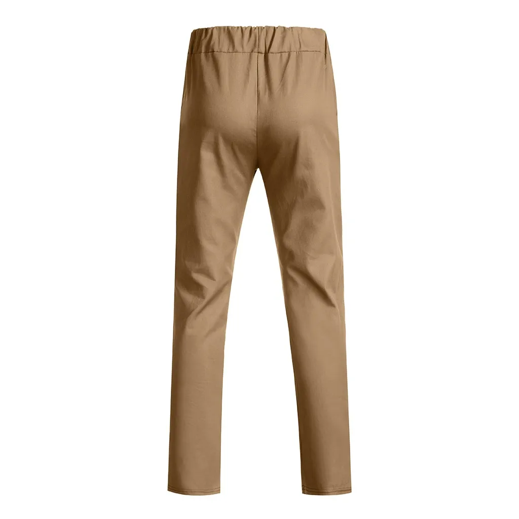 Мужские брюки; Pantalon Hombre; сезон весна-зима; брюки для бега; однотонные Лоскутные Спортивные брюки с завязками; брюки; Pantalon Homme; Лидер продаж