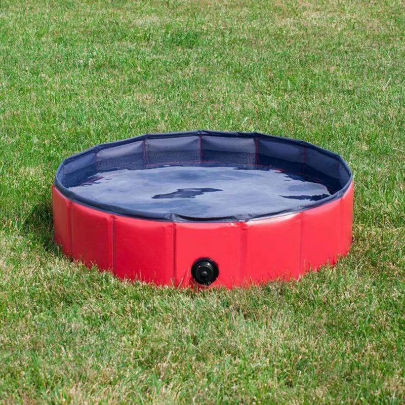 Pet Dog Bathtub Folding Basin for Dogs Cats Puppy Kitten Shower Swimming Pool House Bed Strong Bathing Washing Teddy