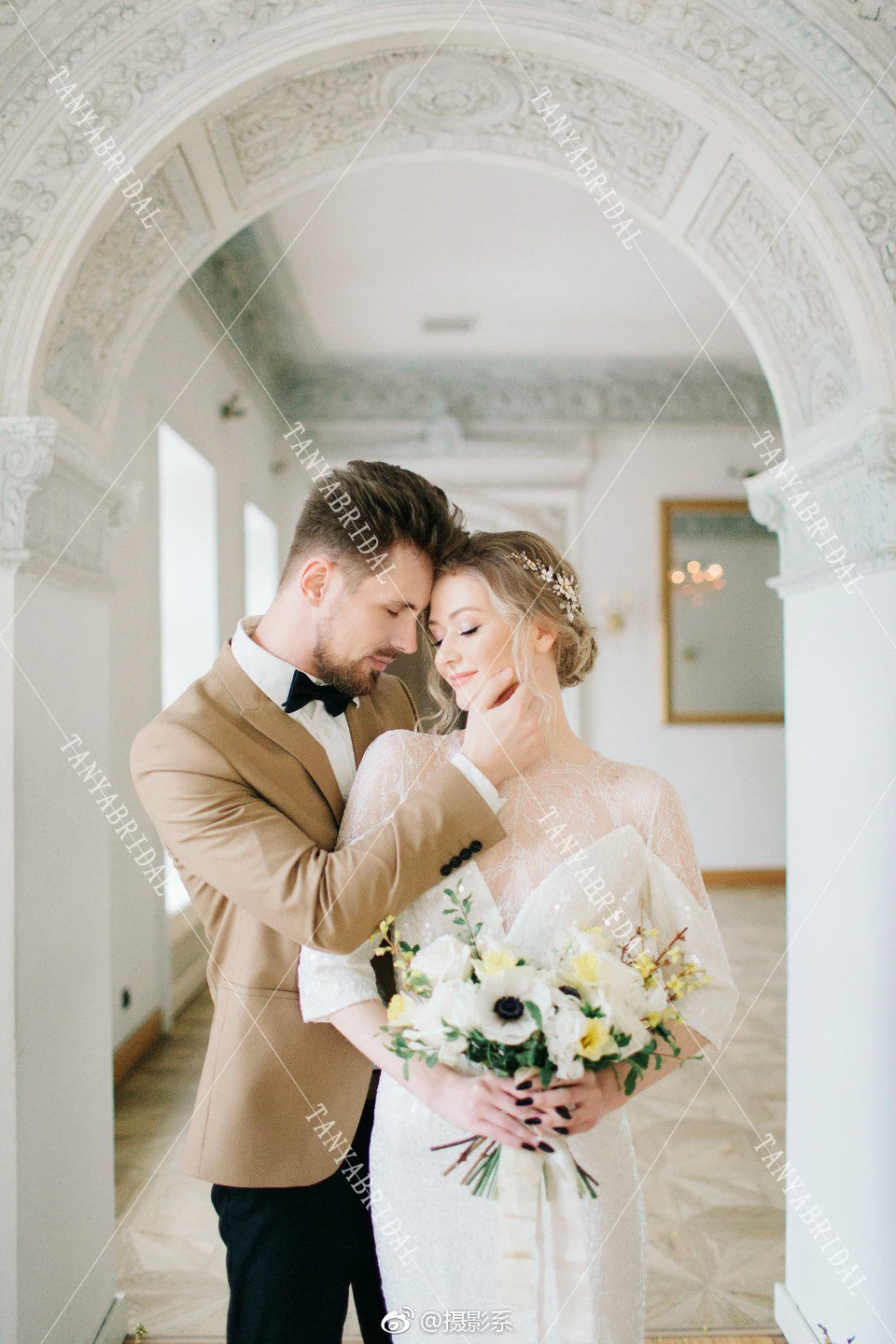 TANYA BRIDAL Новинка кружева 3/4 с длинным рукавом свадебные платья дешевого размера плюс причудливые Boho Dreamy Свадебные платья SS037