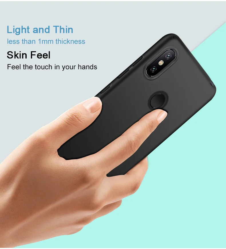 IMAK Jazz Тонкий чехол для телефона s для Xiaomi Redmi Note 6 Pro Чехол для ПК Жесткий матовый задний Чехол защитный чехол