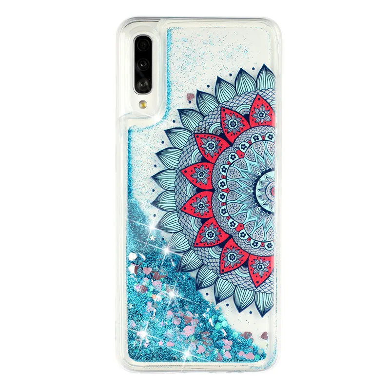 Силиконовые чехлы для Samsung Galaxy A10 A20 A30 A40 A50 A70 чехол M10 M20 M30 с жидким блеском
