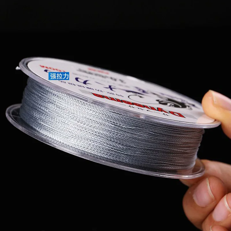 Леска рыболовная плетеная 4 нити 100 м серая|pe line|multifilament line4 strands |