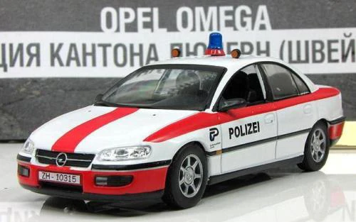 D EA 1:43 OPEL OMEGA POLIZI эксклюзивные игрушки из сплава для детей, детские игрушки, модель подарка, оригинальная посылка