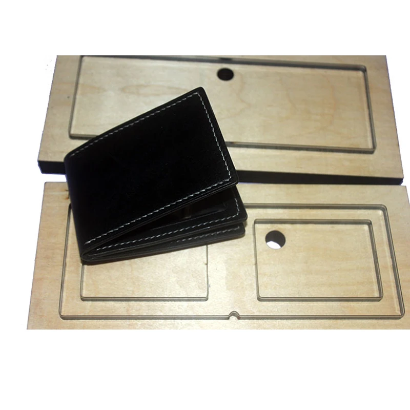 

Japan Steel Blade Die Cut Punch Wallet slots folding card holder Cutting Mold Wood Dies for Leather Cutter for Leather Crafts