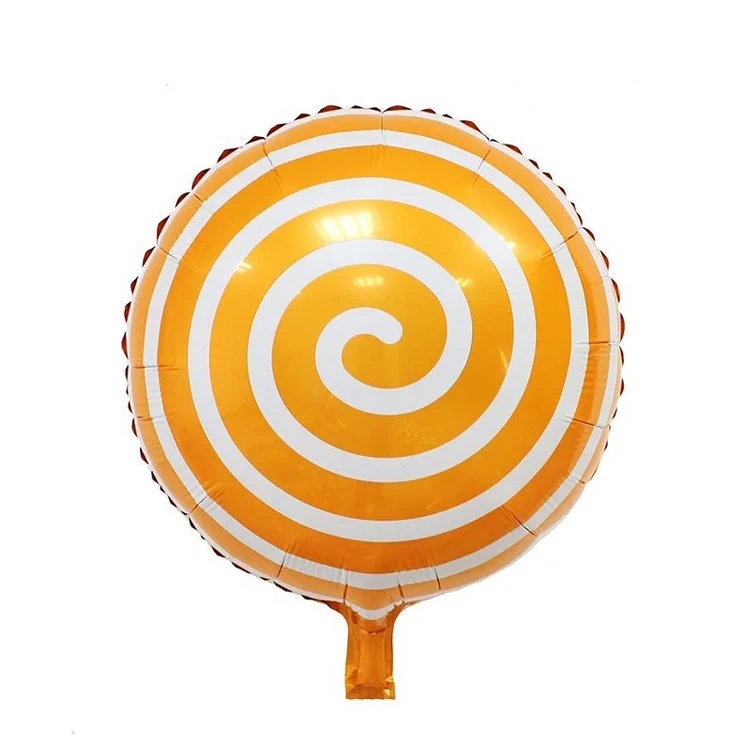 18 дюймов воздушный шар с гелием леденец на палочке большой алюминиевый шарик из