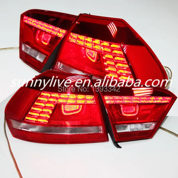 Задний светодиодный фонарь для VW Passat B7 красный цвет 2011 2014 год TC|lamp pipe|lamp germanlamp tube |