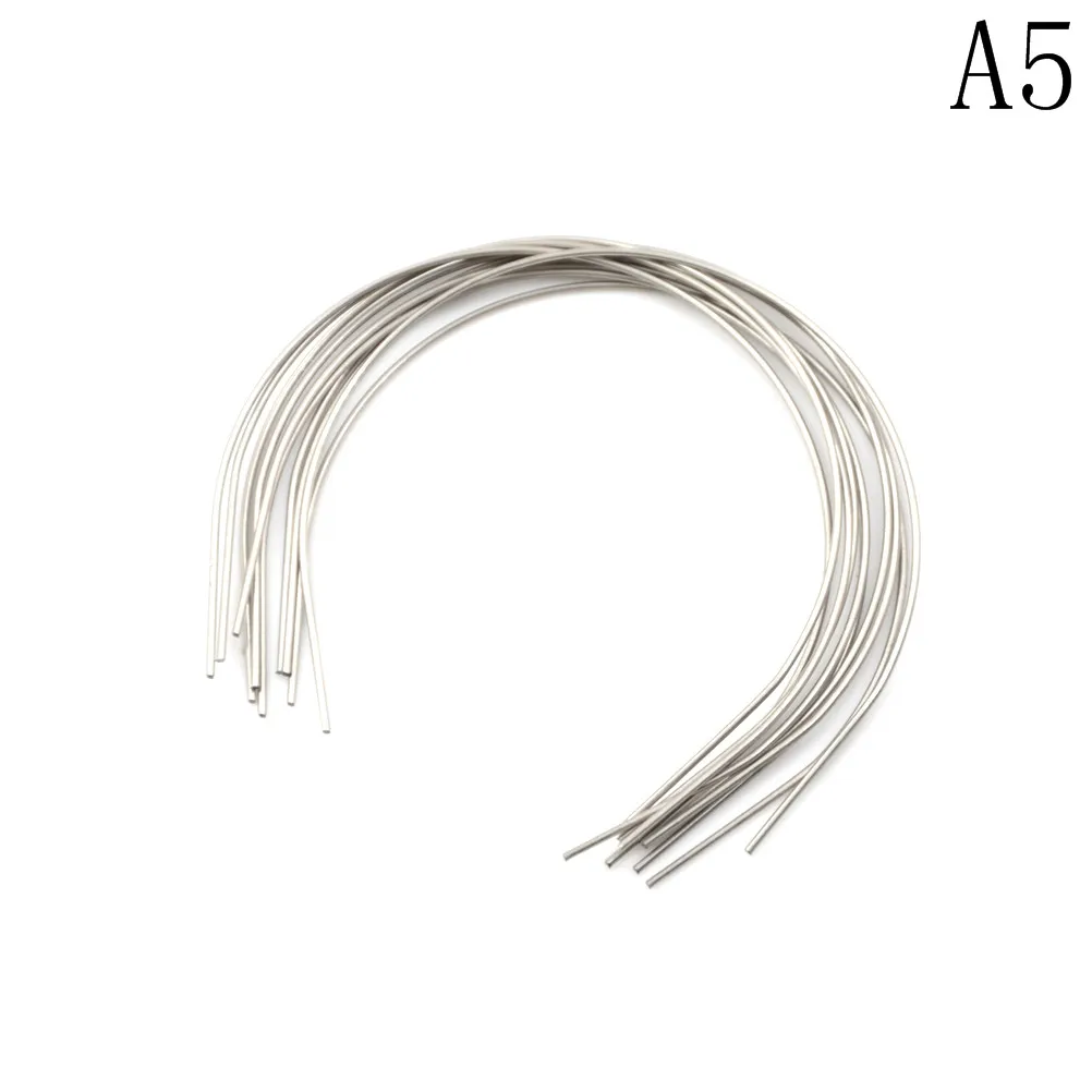 10pcs Doll DIY Silver 1.2mm Tone Thin Wire headband PARTS Embryo Headband Hair Band for Accessories | Игрушки и хобби