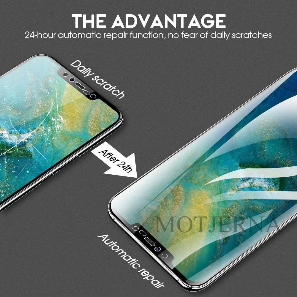9D мягкая Гидрогелевая Защитная пленка для Huawei Mate 20 Pro полное покрытие Защита