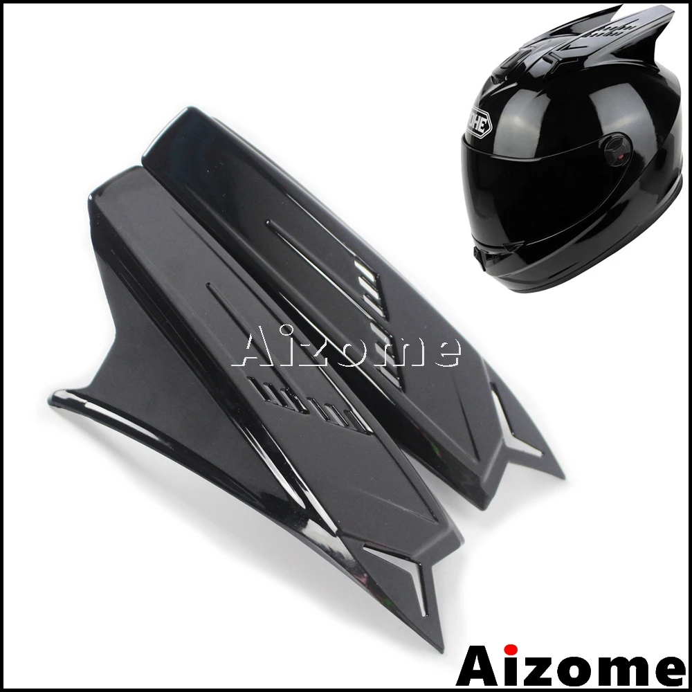 Мотоциклетный гоночный рога для шлема YOHE A GV ICOM HJC шлем акулы TANKED Black Horn Stick