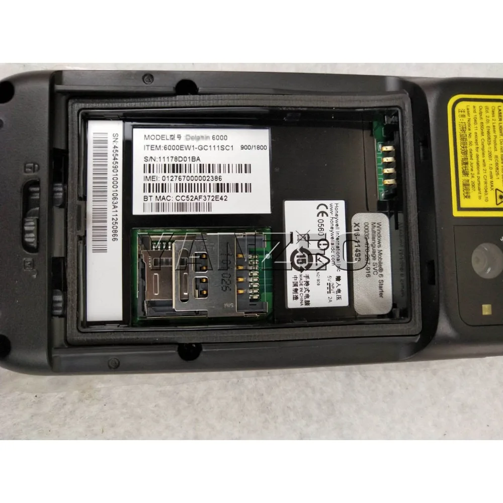6000EW1 GC111SC1 для Honeywell Dolphin 6000 английский WM6.5 OS телефон компьютер PDA терминал данных