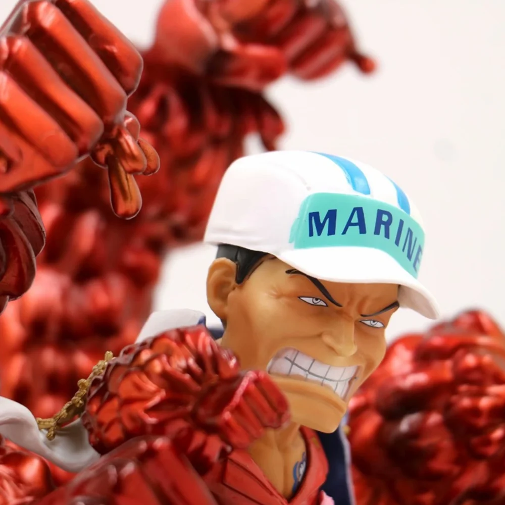 Аниме one piece Sakazuki кулак эффект лава-лава игрушечные фрукты сменные лицо фигурка героя фигурка Juguetes Коллекционная кукла