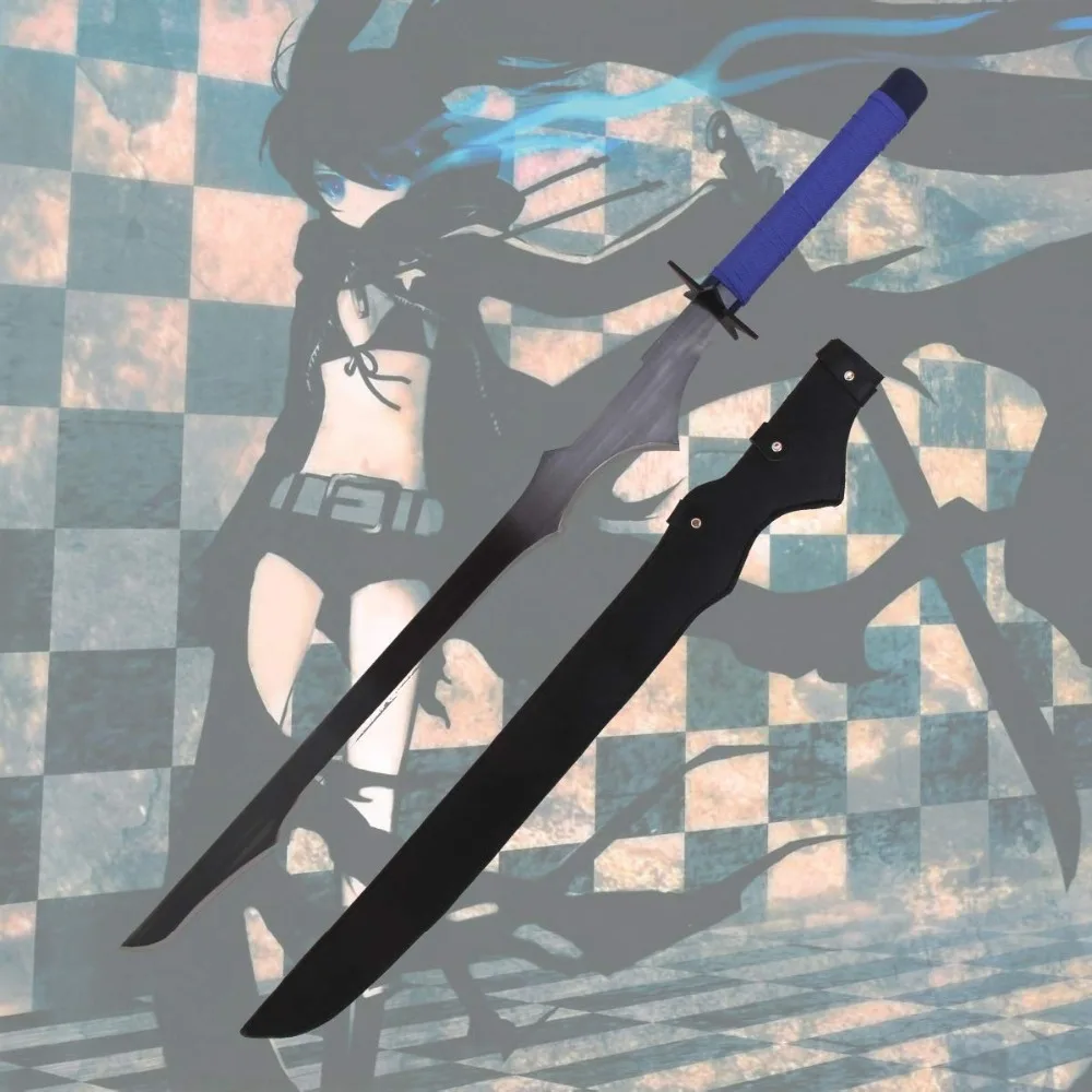 Черный камень шутер косплей меч японская игра Аниме Katana лезвие из углеродистой