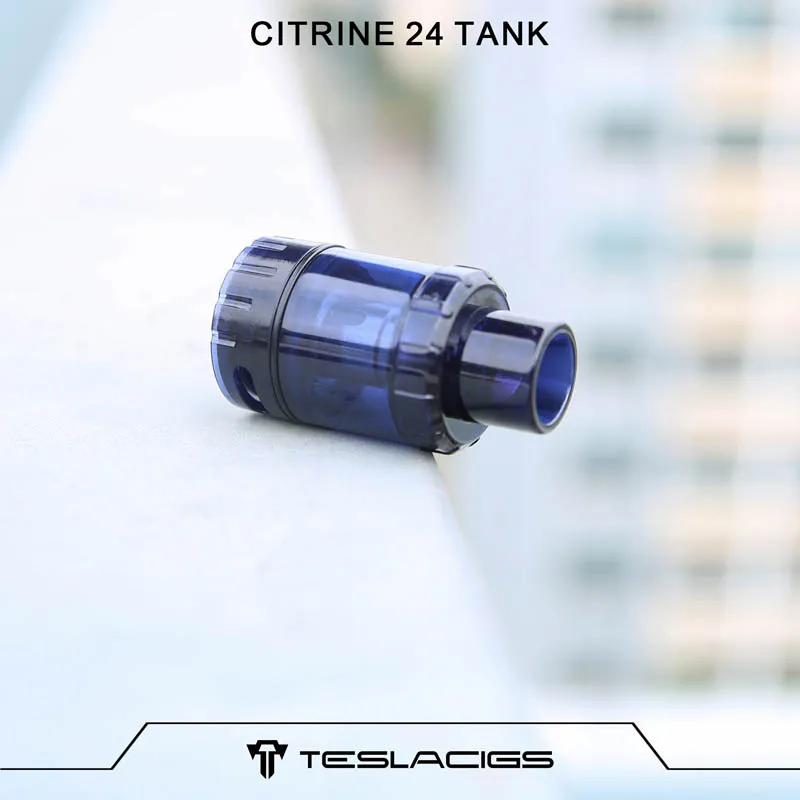 Оригинальный Tesla Citrine 24 бак 4 мл мм Диаметр Teslacigs распылитель и регулируемый