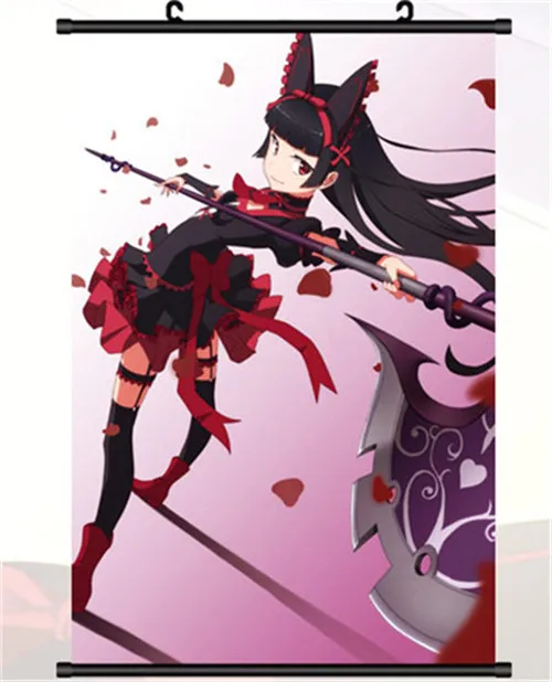 Аниме ворота Jieitai Kano Chi nite Kaku Tatakaeri Rory Mercury & Lelei La Lelena домашний декор настенный