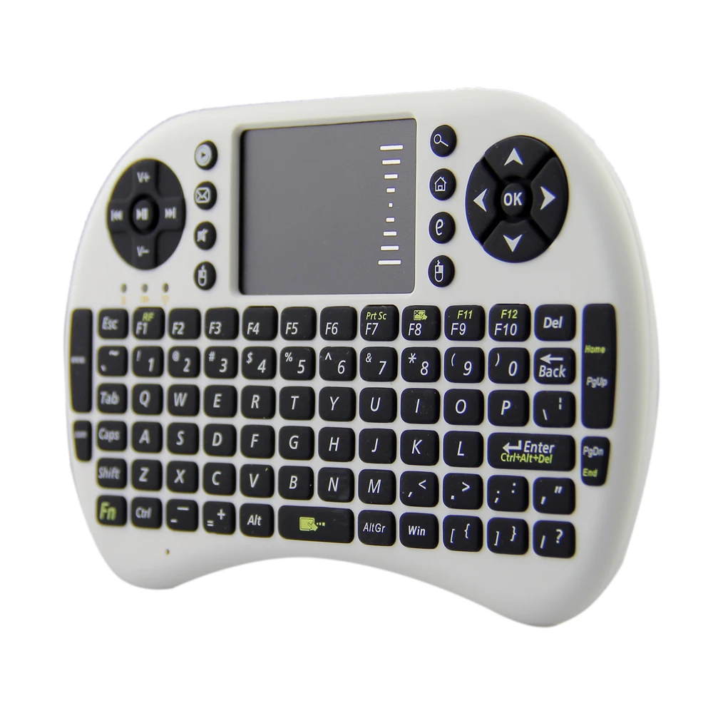 I8 Мини Беспроводная Клавиатура Fly Air mouse tv пульт дистанционного управления с русскоязычной английской раскладкой для ноутбука планшета ПК Android Smart tv BOX