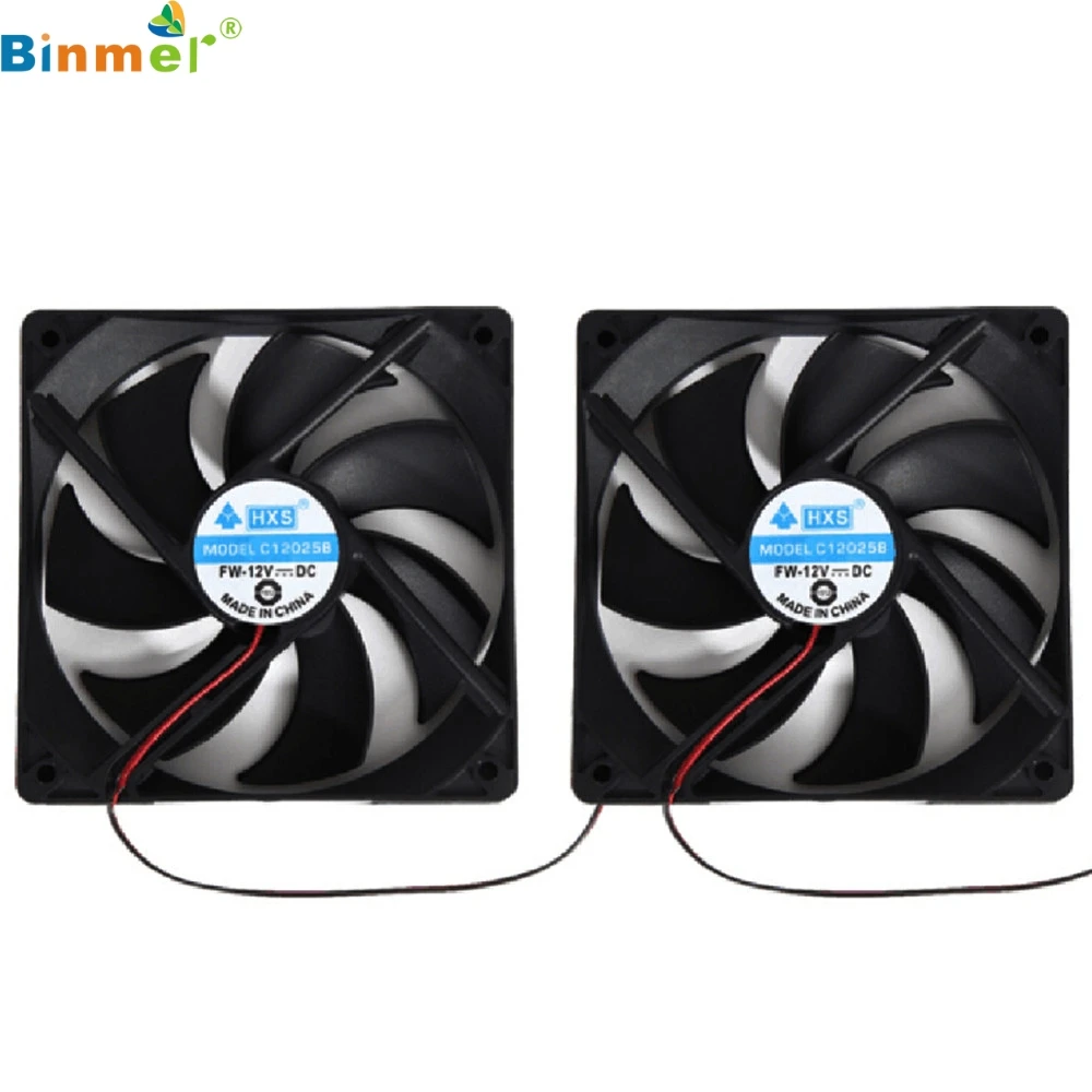 Binmer SimpleStone 2 шт. 120 мм 120x25 12 В 4Pin DC бесщеточный чехол для компьютера Вентилятор