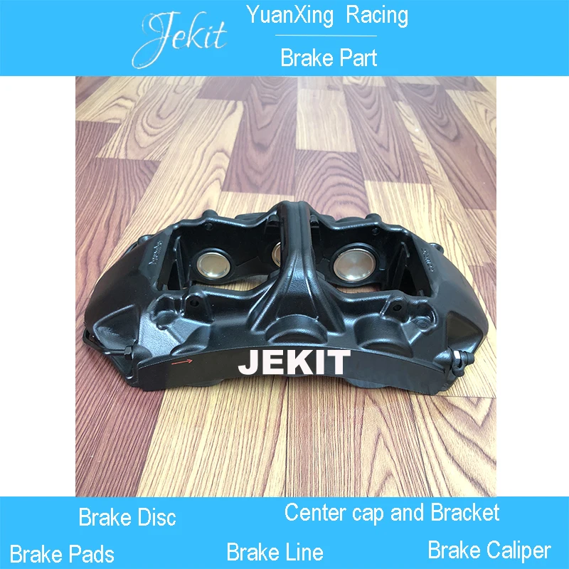 Jekit 6 pots CTS brake caliper use 355*32/362*32/380*34/405*34mm brake disc size for different car type