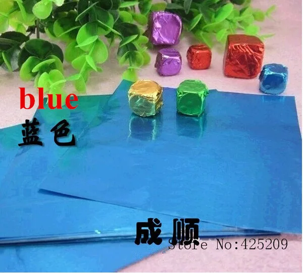 20*20 см 200 шт. восемь цветов шоколадной упаковки жестяная фотобумага шоколад