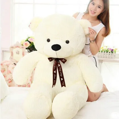 

Soft Kawaii Big 60cm 80cm 100cm 120cm Stuffed Giant Teddy Bear Plush Toy Large Embrace Bear Chrildren Kids Doll Birthday gift