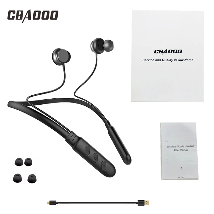 Спортивные Bluetooth наушники CBAOOO, беспроводные наушники, стереогарнитура, bluetooth-наушники, Hi-Fi, бас, гарнитура с микрофоном