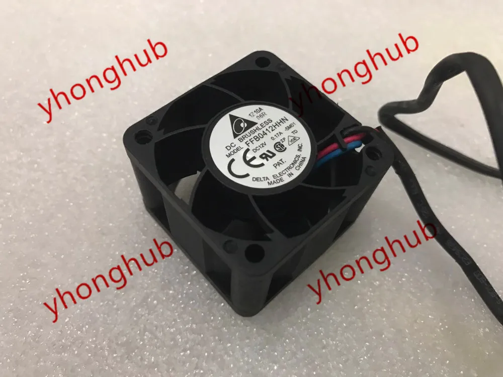 Вентилятор охлаждения сервера Delta Electronics FFB0412HHN 5M01 12 В постоянного тока 0 17 А 40x40x28