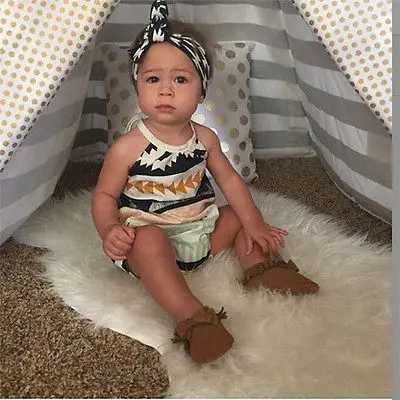 2017 очаровательный комбинезон с бахромой и геометрическим рисунком для