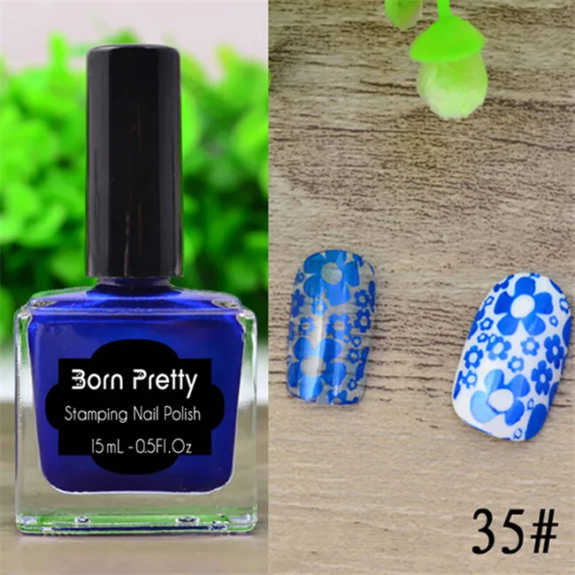 BORN PRETTY, яркие цвета, лак для ногтей, тиснение, черный, сладкий стиль, штамп для ногтей, пластина, лак для печати изображений, маникюрный лак, 15 мл, 6 мл