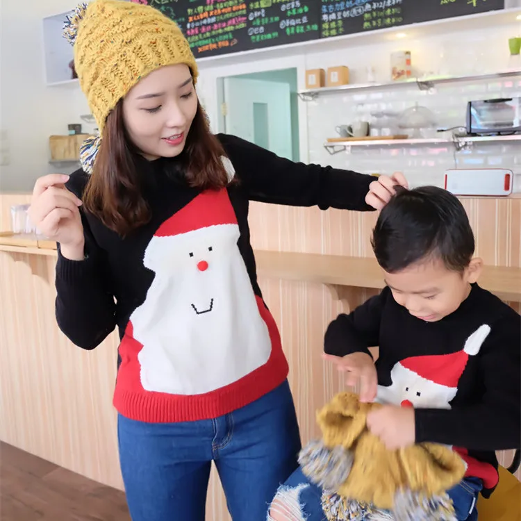 Семейная новогодняя одежда для семьи фэмили лук фемели фамили famili family look свитер парная одинаковая одежда для детей и родителей мама и дочка дочь сын ребенок новогодние товары комплект девочки мальчика рождество