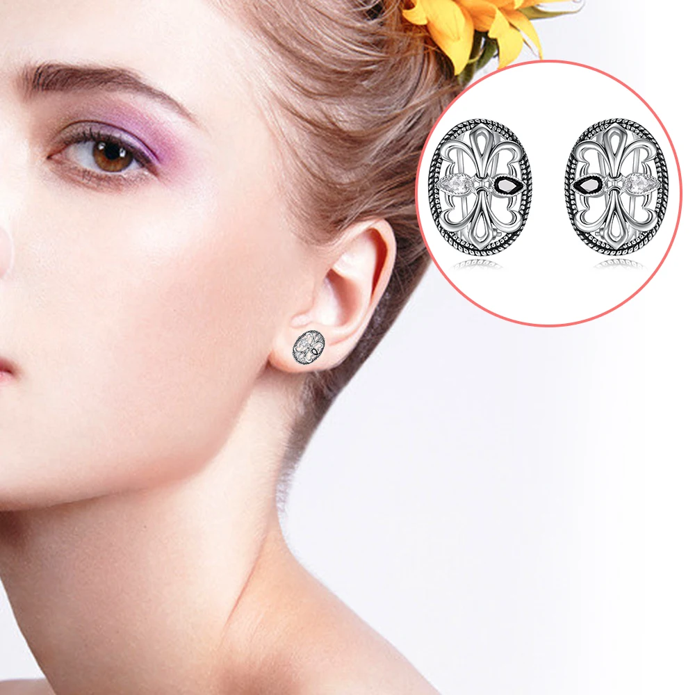 Женские серьги из серебра 925 пробы с синим сапфиром и Рубином | Украшения