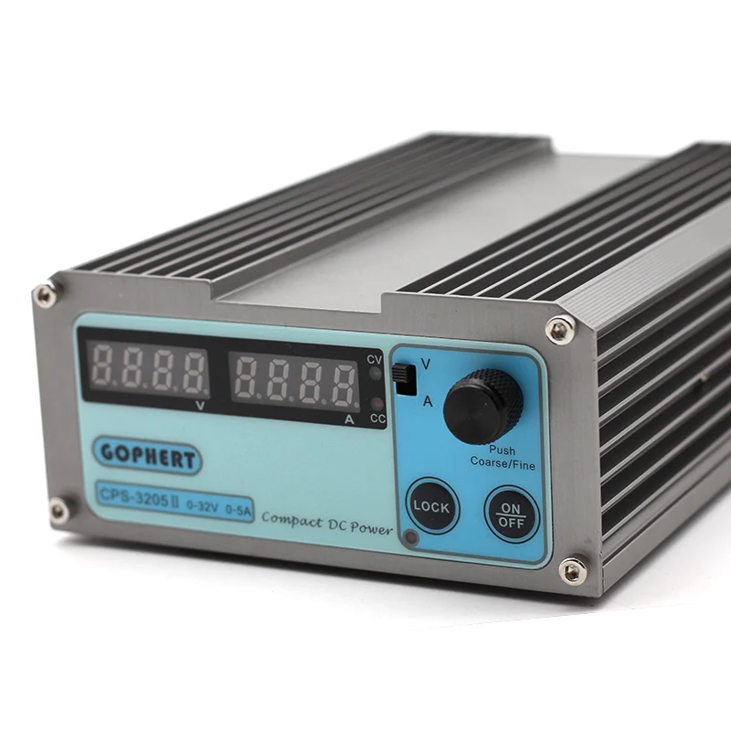 CPS-3205 3205II новая версия мини Регулируемый цифровой переключатель постоянного тока Питание ватт с замком Функция 0.001A 0,01 V 32В 30V 5A