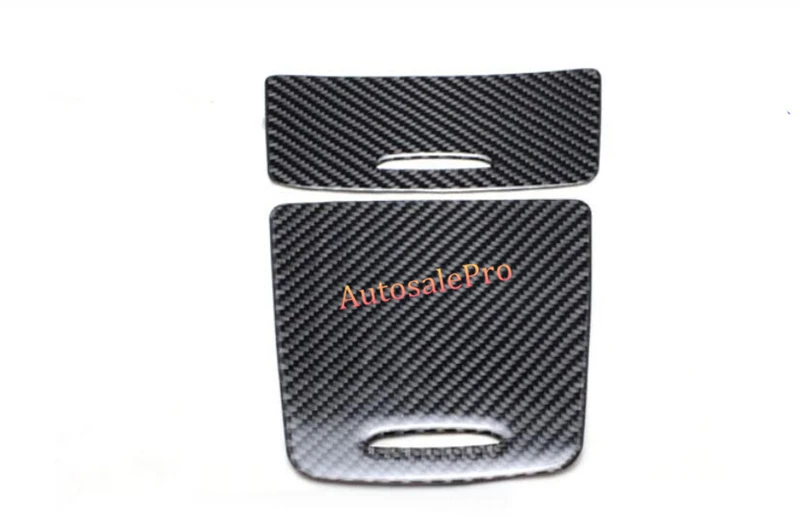 

New Carbon Fiber Console Centre Gear Box Storage Ashtray Frame Cover Trim For Mercedes Benz A Class W176 2012 2013 2014 2015