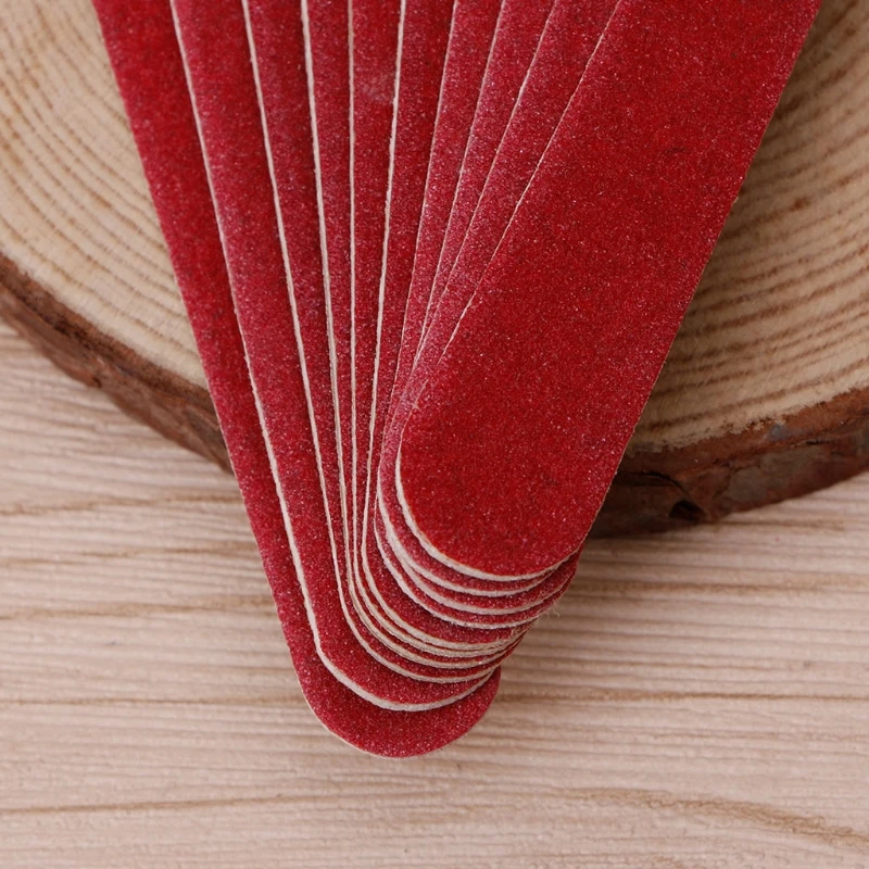 10Pcs/Set Nail Art Sanding Files Polish Acrylic Sandpaper Buffer Manicure Set Tools | Красота и здоровье