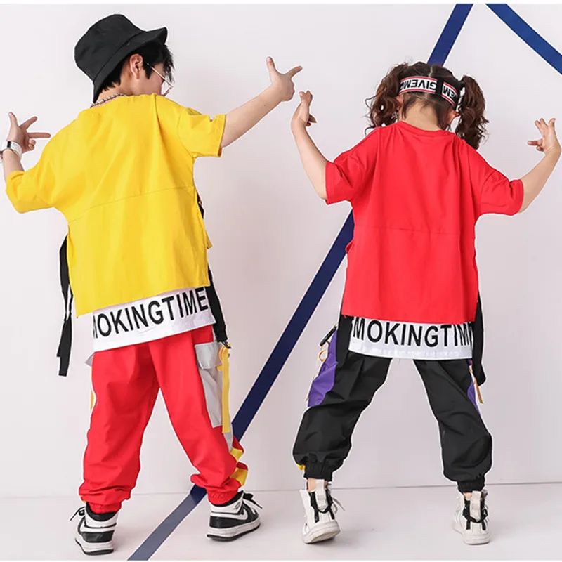 Костюм джазовый детский в стиле хип хоп для девочек и мальчиков| |