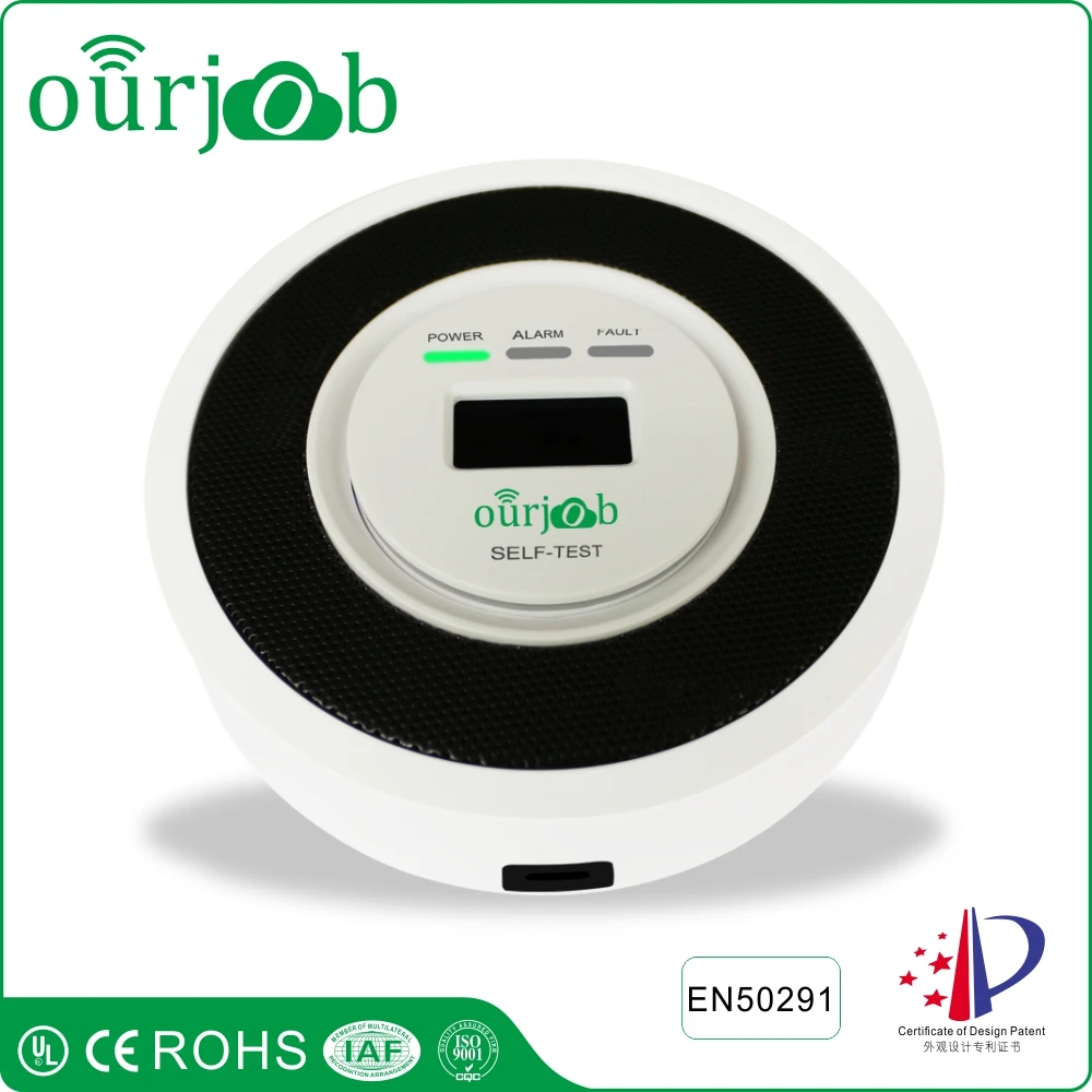 Home Security 85dB Warning High Sensitive Digital Electrochemical CO Gas Sensor Carbon Monoxide Poisoning Alarm Detector | Безопасность