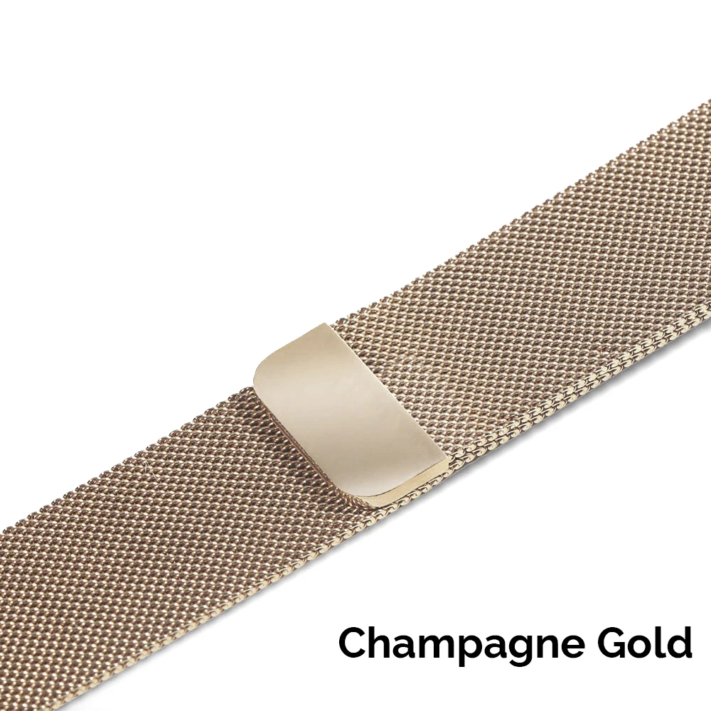 Gold (Strap only) Yolovie Металлическая петля Starp для Apple Watch 5 4 Band 44 мм 40 мм, металлический защитный чехол для iWatch 3 2 1 42 мм 38 мм браслет наручный ремень - Цвет ремешка: Gold (Strap only)